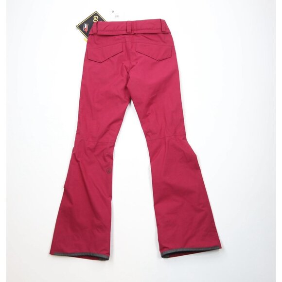 New Volcom Snowboarding Womens XS Spell Out Waterproof Goretex Snow Pants Purple - Picture 12 of 16